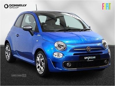 Used Fiat 500 Sport 70 HP (51 kW) 2021 Blue Hatchback