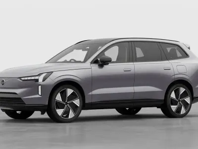 New Volvo EX90 Ultra 2026 Aurora silver SUV