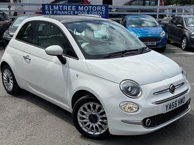 White Used 2015 Fiat 500 Lounge Hatchback | £5,299 (Fair price)