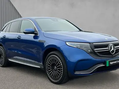 Used Mercedes EQC400 AMG Line Premium 300 kW (408 HP) 2023 Spectral blue metallic SUV