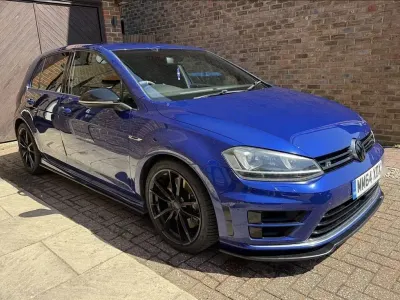Used VW Golf VII R 295 HP (216 kW) 2014 Blue Hatchback