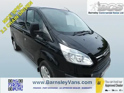 Used Ford Transit Custom Trend 125 HP (91 kW) 2016 Black Van