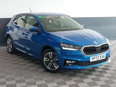 Used Skoda Fabia SE L 2022 Blue Hatchback