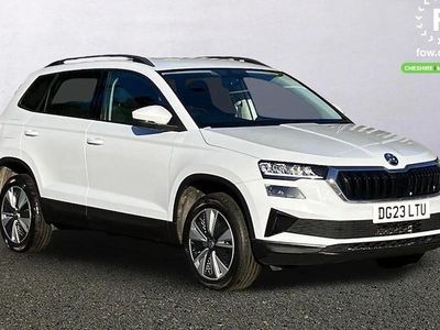 White Used 2023 Skoda Karoq SE Drive SUV | £19,499 (Fair price)