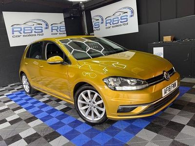 Yellow Used 2018 VW Golf VII GT Hatchback | £8,500 (Good price)