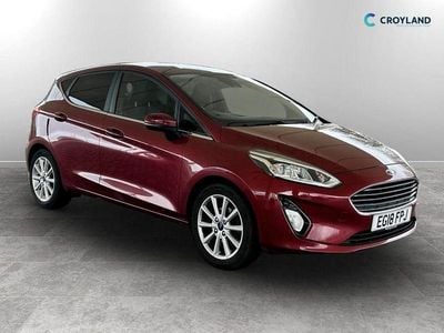 Used Ford Fiesta Titanium 100 HP (73 kW) 2018 Red Hatchback
