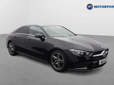 Used Mercedes CLA180 AMG Line Premium 136 HP (100 kW) 2021 Black Coupe