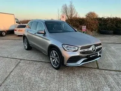 Begagnad Mercedes GLC300 AMG Line Premium 2022 Silver Kombi
