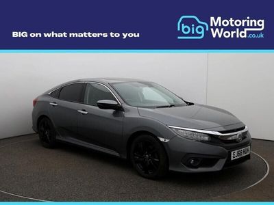 used Honda Civic c 1.0 VTEC Turbo EX Saloon 4dr Petrol CVT Euro 6 (s/s) (126 ps) Panoramic Roof