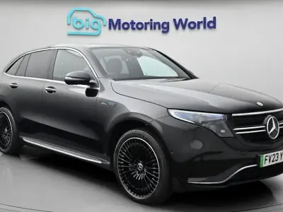 Used Mercedes EQC400 AMG line 300 kW (408 HP) 2023 Black SUV