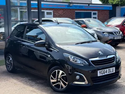 Used Peugeot 108 Allure 82 HP (60 kW) 2014 Black Hatchback