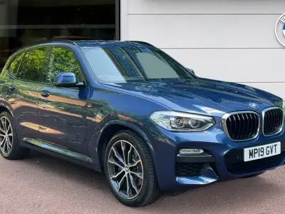 Used BMW X3 M Sport 187 HP (137 kW) 2019 Blue SUV