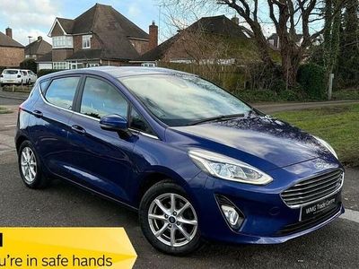 Used Ford Fiesta Zetec 100 HP (73 kW) 2018 Blue Hatchback