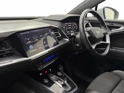 Used Audi Q4 e-tron S-Line 150 kW (204 HP) 2023 White SUV
