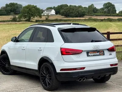 Used Audi Q3 Black Edition 184 HP (135 kW) 2017 White SUV