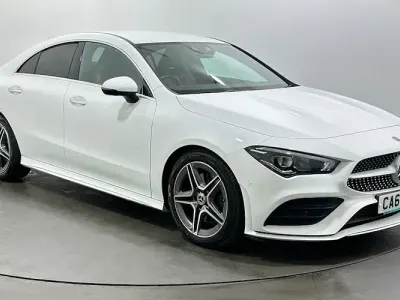 Used Mercedes CLA200 AMG Line Premium 163 HP (119 kW) 2020 White Coupe