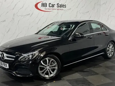 Used Mercedes C220 Premium Plus 170 HP (125 kW) 2016 Black Sedan