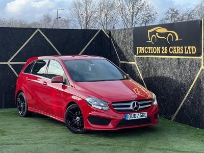 Used Mercedes B180 AMG line 109 HP (80 kW) 2017 Red MPV
