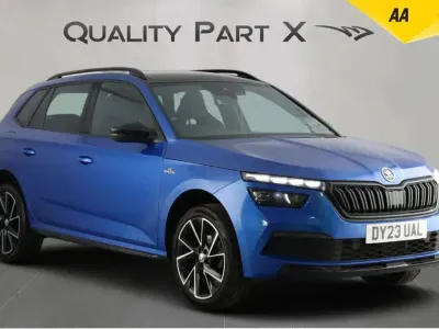 Used Skoda Kamiq Monte Carlo 110 HP (80 kW) 2023 Blue SUV