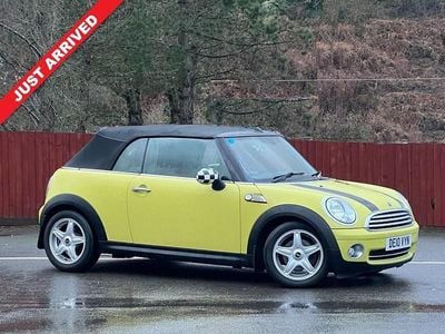 Yellow Used 2010 Mini Cooper Cabriolet Cabriolet | £3,999 (Good price)