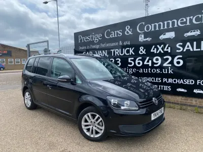 Used VW Touran SE 105 HP (77 kW) 2014 Black MPV