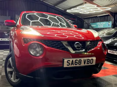 Used Nissan Juke Acenta 112 HP (82 kW) 2018 Red SUV