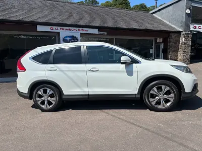 Used Honda CR-V EX 2014 White SUV