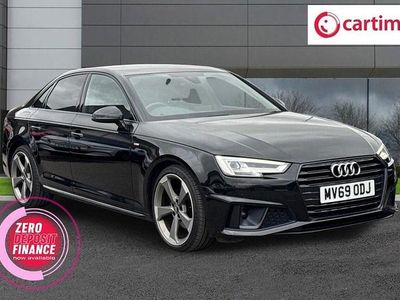 Used Audi A4 Black Edition 150 HP (110 kW) 2019 Black Sedan