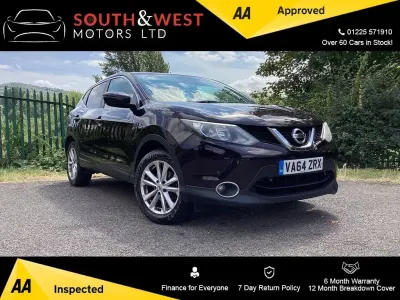 Used Nissan Qashqai Acenta+ 110 HP (80 kW) 2015 Black SUV