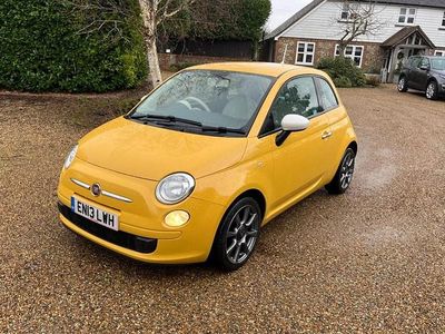 Used Fiat 500 69 HP (50 kW) 2013 Yellow Hatchback