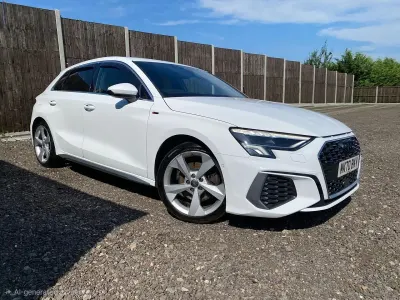 Used Audi A3 S-Line 2020 White Sedan