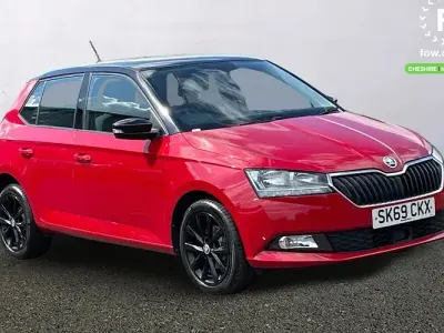 Used Skoda Fabia Colour Edition 95 HP (69 kW) 2019 Red Hatchback