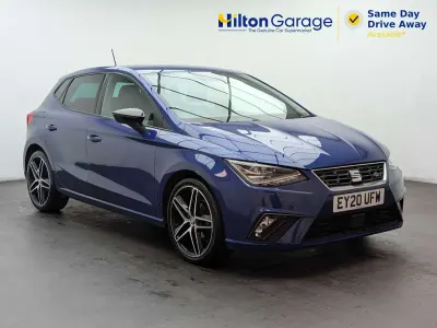 Usado Seat Ibiza FR Sport 95 CV (69 kW) 2020 Azul Utilitario