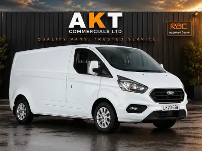 Used Ford Transit Custom Limited 130 HP (95 kW) 2023 White Van