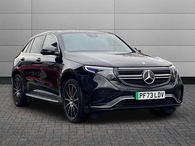 Used Mercedes EQC400 AMG line 300 kW (408 HP) 2023 Obsidian black SUV