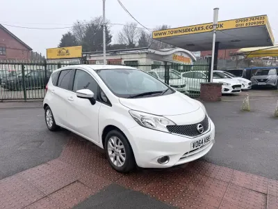 Używany Nissan Note Acenta Premium 90 KM (66 kW) 2014 Biały Hatchback