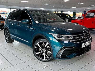 Blue Used 2022 VW Tiguan R-line SUV | £25,989 (Fair price)