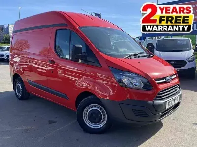 Used Ford Transit Custom Trend 105 HP (77 kW) 2017 Red Van