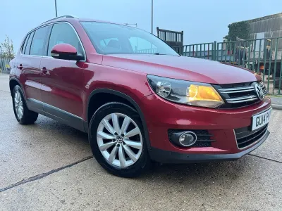 Used VW Tiguan Match 138 HP (101 kW) 2014 Red SUV