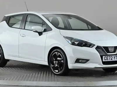 Used Nissan Micra Acenta 92 HP (67 kW) 2022 White Hatchback