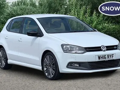 Used VW Polo BlueGT 150 HP (110 kW) 2016 White Hatchback
