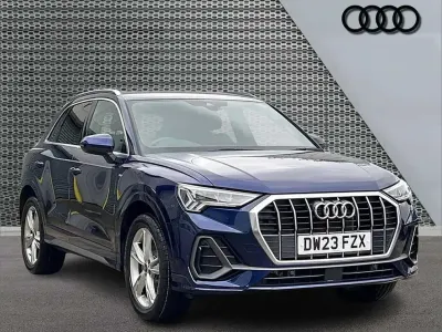 Used Audi Q3 S-Line 150 HP (110 kW) 2023 Blue SUV