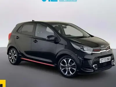 Second-hand Kia Picanto GT-Line 67 CP (49 kW) 2023 Negru Hatchback