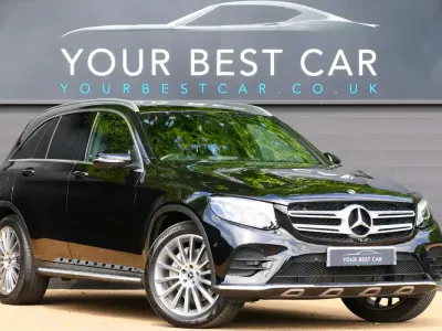 Begagnad Mercedes GLC250 AMG line 2018 Svart Kombi
