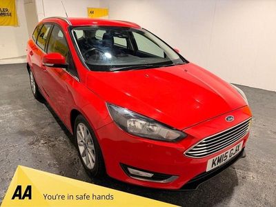Used Ford Focus Titanium 120 HP (88 kW) 2015 Red Estate