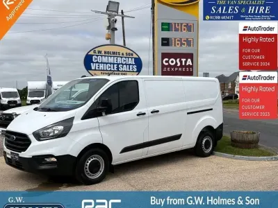 Used Ford Transit Custom 105 HP (77 kW) 2021 White Van