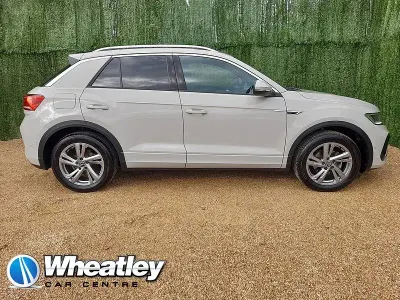 Begagnad VW T-Roc R-line 148 HK (108 kW) 2024 Grå SUV