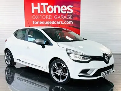 Used Renault Clio IV GT-Line 90 HP (66 kW) 2019 White Hatchback