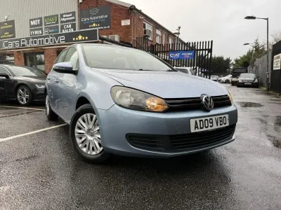 Usado VW Golf VI S 102 HP (75 kW) 2009 Azul Citadino