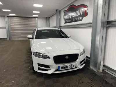 Used Jaguar XF R-Sport 2018 White Estate